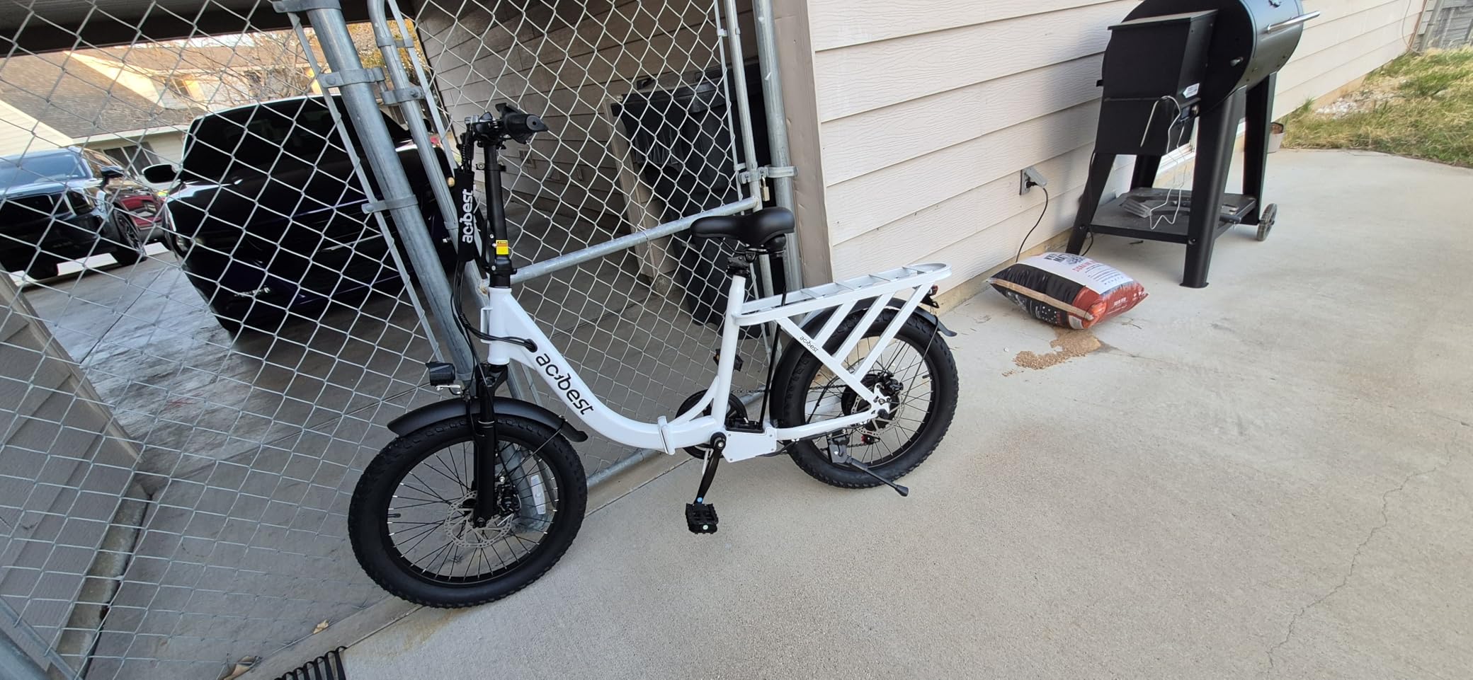 Mars Electric Bike for Adults, 20'' Fat Tire Folding Ebike with Peak 1200W Motor, 7 Speed 28MPH, 48V 499Wh Removable Battery Max Range 55 Miles, Foldable Electric Bicycle customer photo 2