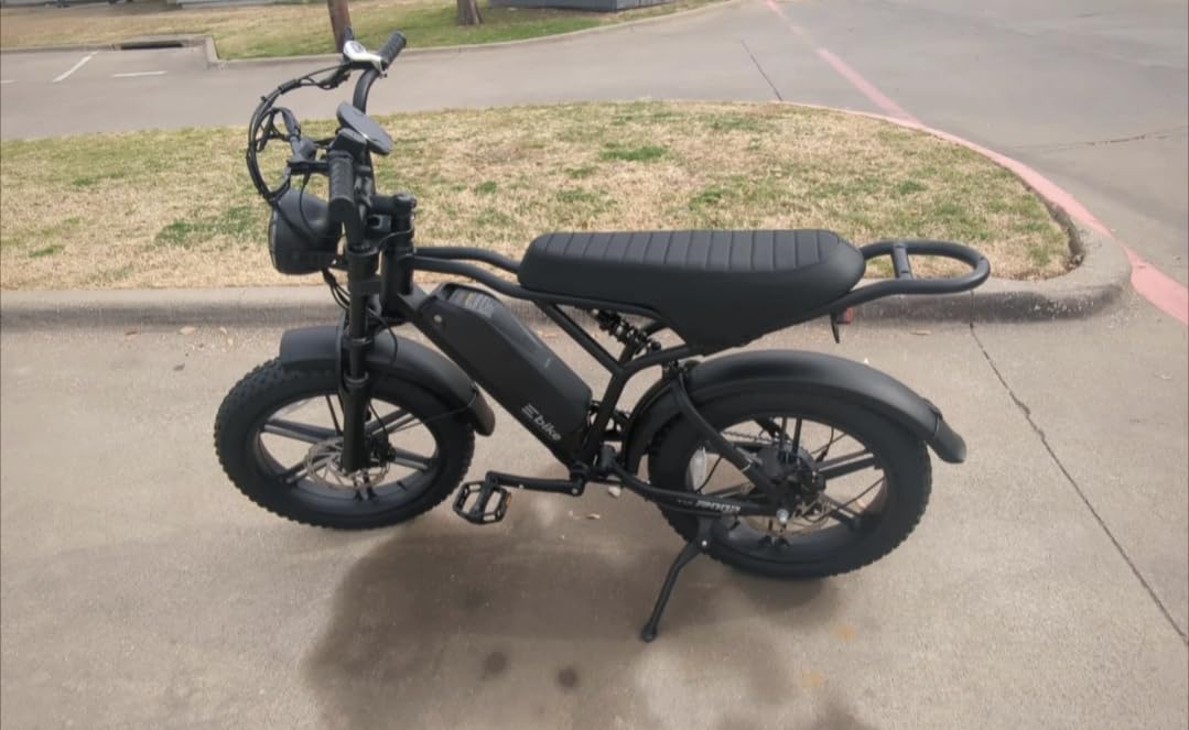 TST Electric Bike for Adults, 1500W Peak Motor 28 MPH 60/100 Miles Fat Tire Ebike with 48V 15Ah/25Ah Removable Battery 20