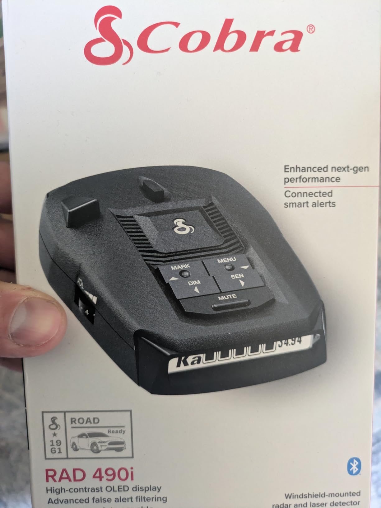 Cobra RAD 490i Laser Radar Detector - New Model with Long Range Detection, Bluetooth customer photo 1