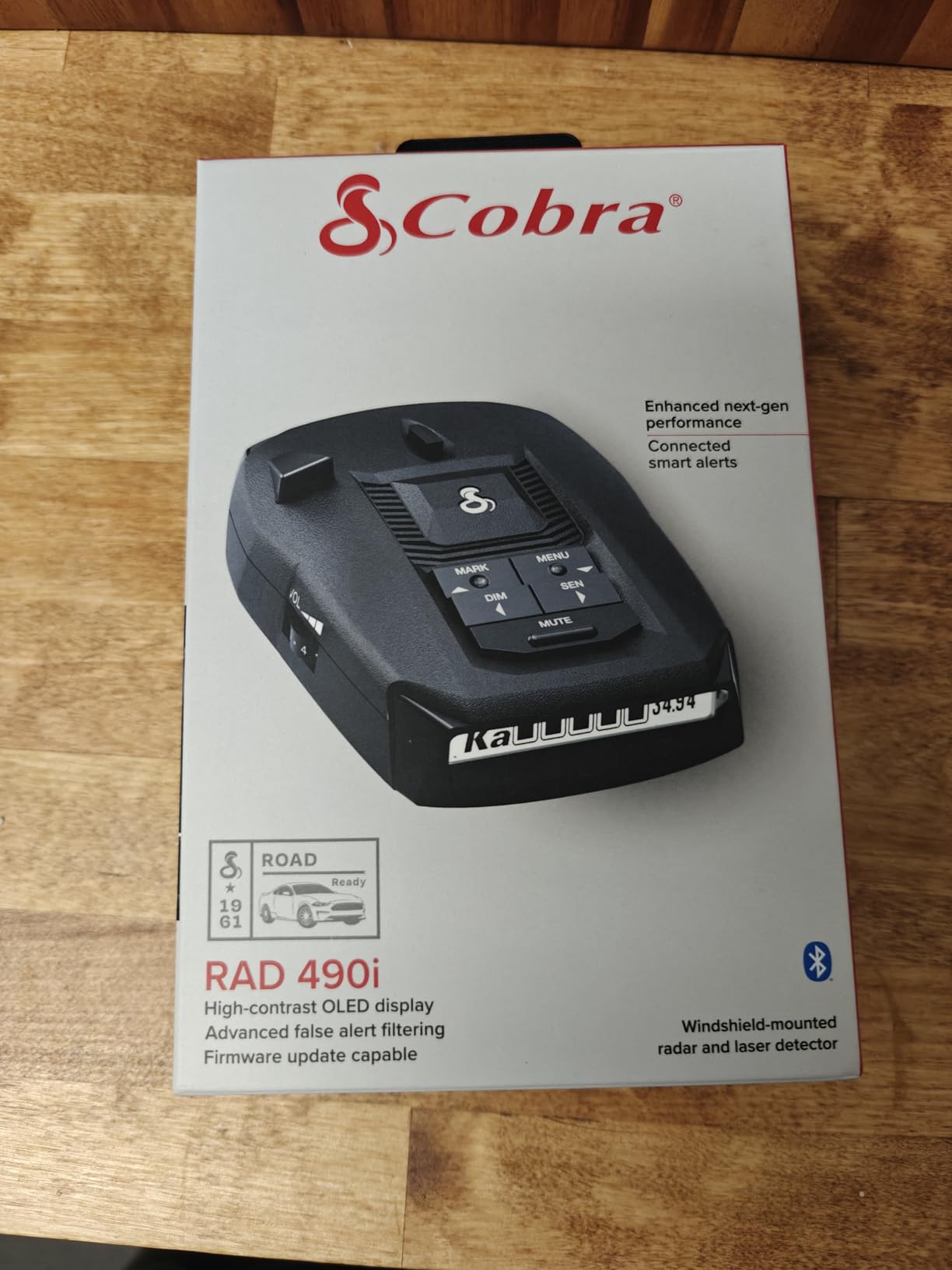 Cobra RAD 490i Laser Radar Detector - New Model with Long Range Detection, Bluetooth customer photo 2