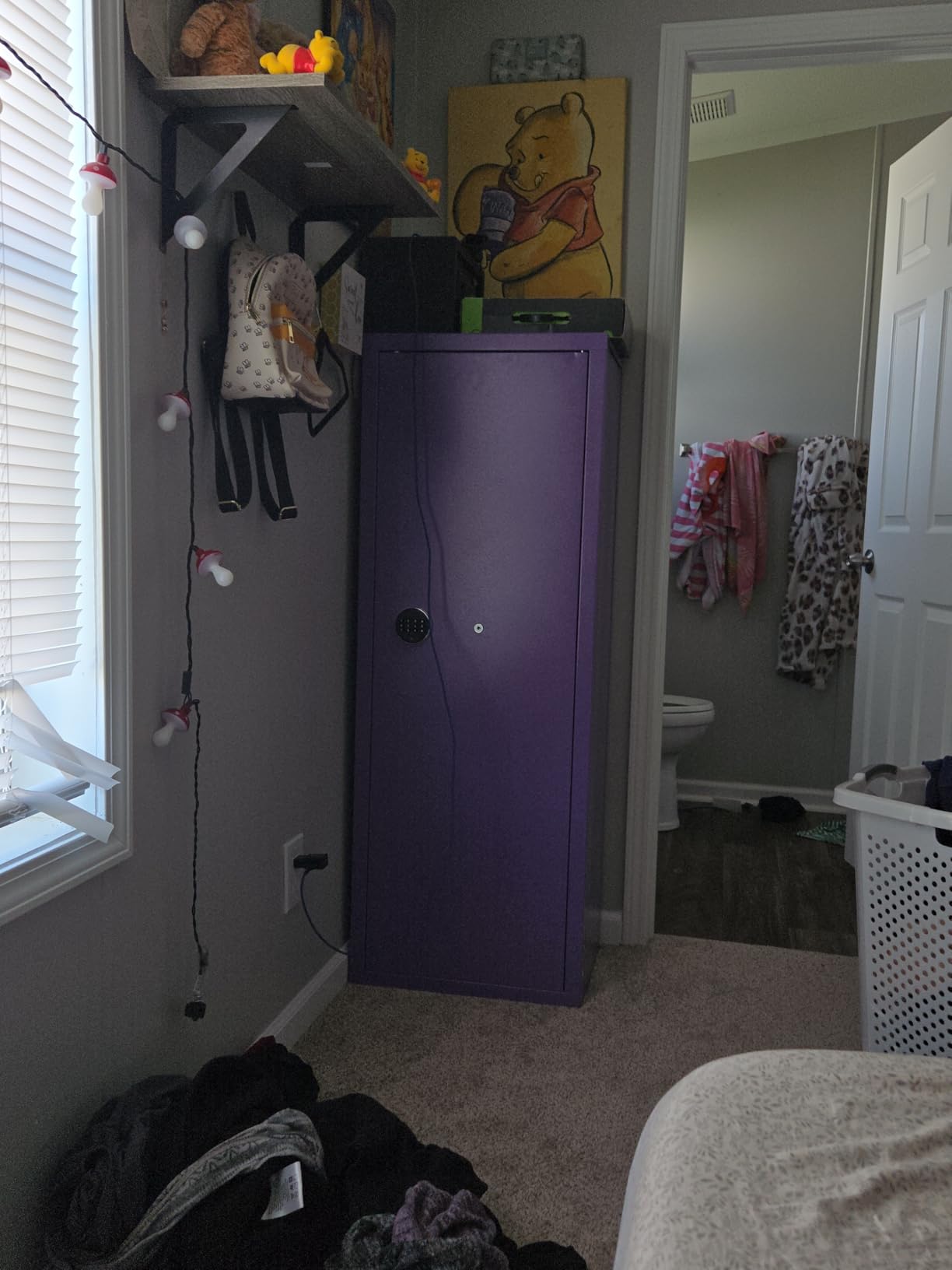 INTERGREAT Gun safes,Large Gun Safe, Gun Safes for Home Rifle and Pistols, Long Gun Safe for Rifle Shotgun for Home,Quick Access, Adjustable Gun Racks, Easy Assemble (8-12 Guns) customer photo 1