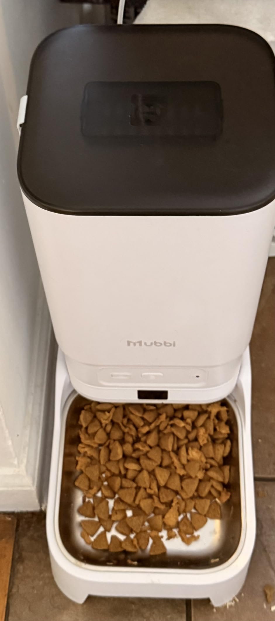 Automatic Cat Feeder with Camera - 5G WiFi Cat Food Dispenser with Night Vision, 7L Dog Feeder Automatic, 1-15 Meals, 1-99 Portions, 2-Way Audio, Jam Free, 10s Voice Recording, Timed Auto Pet Feeder customer photo 1