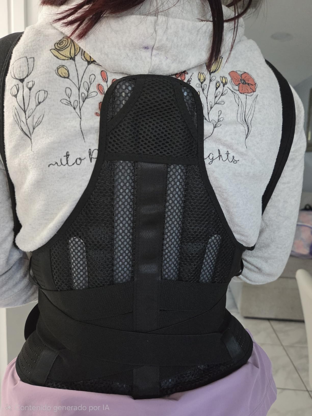 Posture Corrector for Women & Men, Back Brace Advanced Full Back Support for Upper & Lower Back Pain Relief, Spine, Neck, and Hump, X-Style Medical-Grade Lumbar Support System with Adjustable Shoulder Straightener and Breathable Design for Long Sitting and Exercise customer photo 2