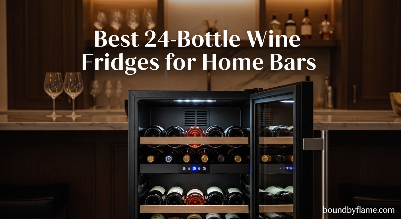 Best 24-Bottle Wine Fridges for Home Bars