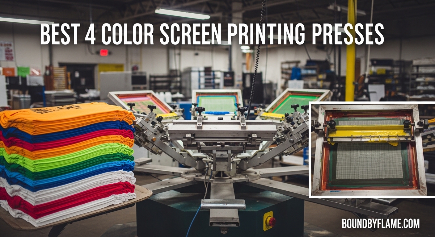 Best 4 Color Screen Printing Presses