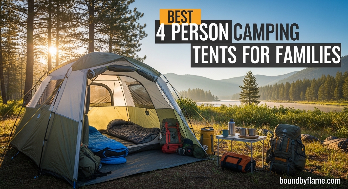 Best 4 Person Camping Tents for Families
