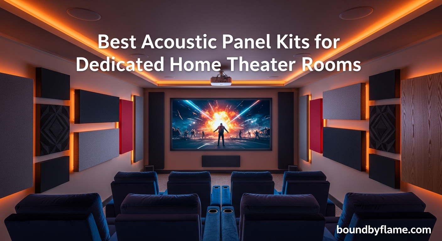 Best Acoustic Panel Kits for Dedicated Home Theater Rooms