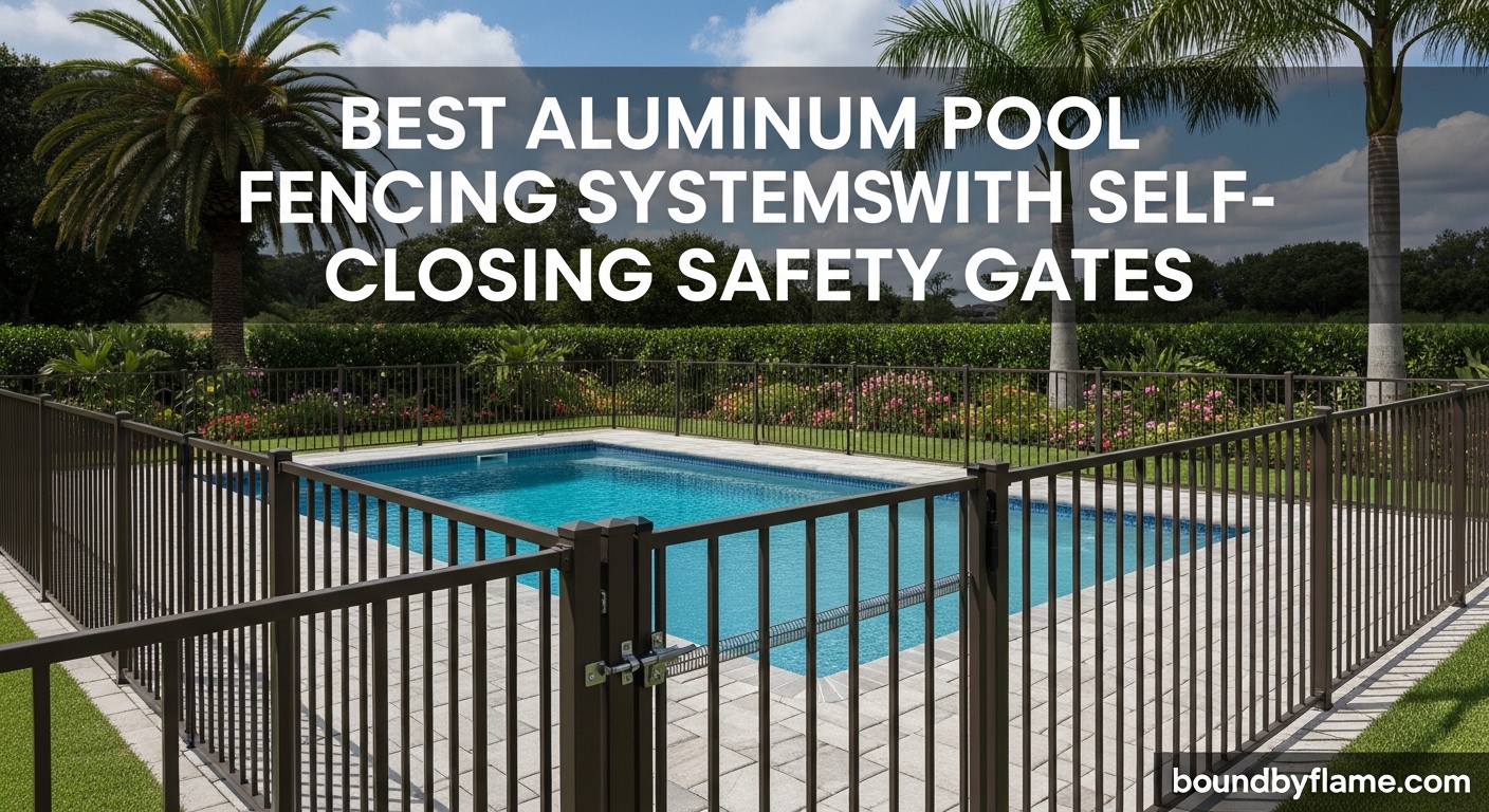 Best Aluminum Pool Fencing Systems with Self-Closing Safety Gates