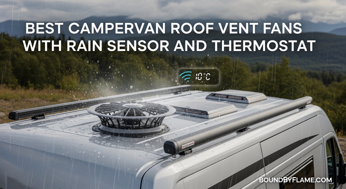 Best Campervan Roof Vent Fans with Rain Sensor and Thermostat