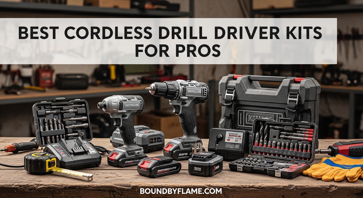 Best Cordless Drill Driver Kits for Pros
