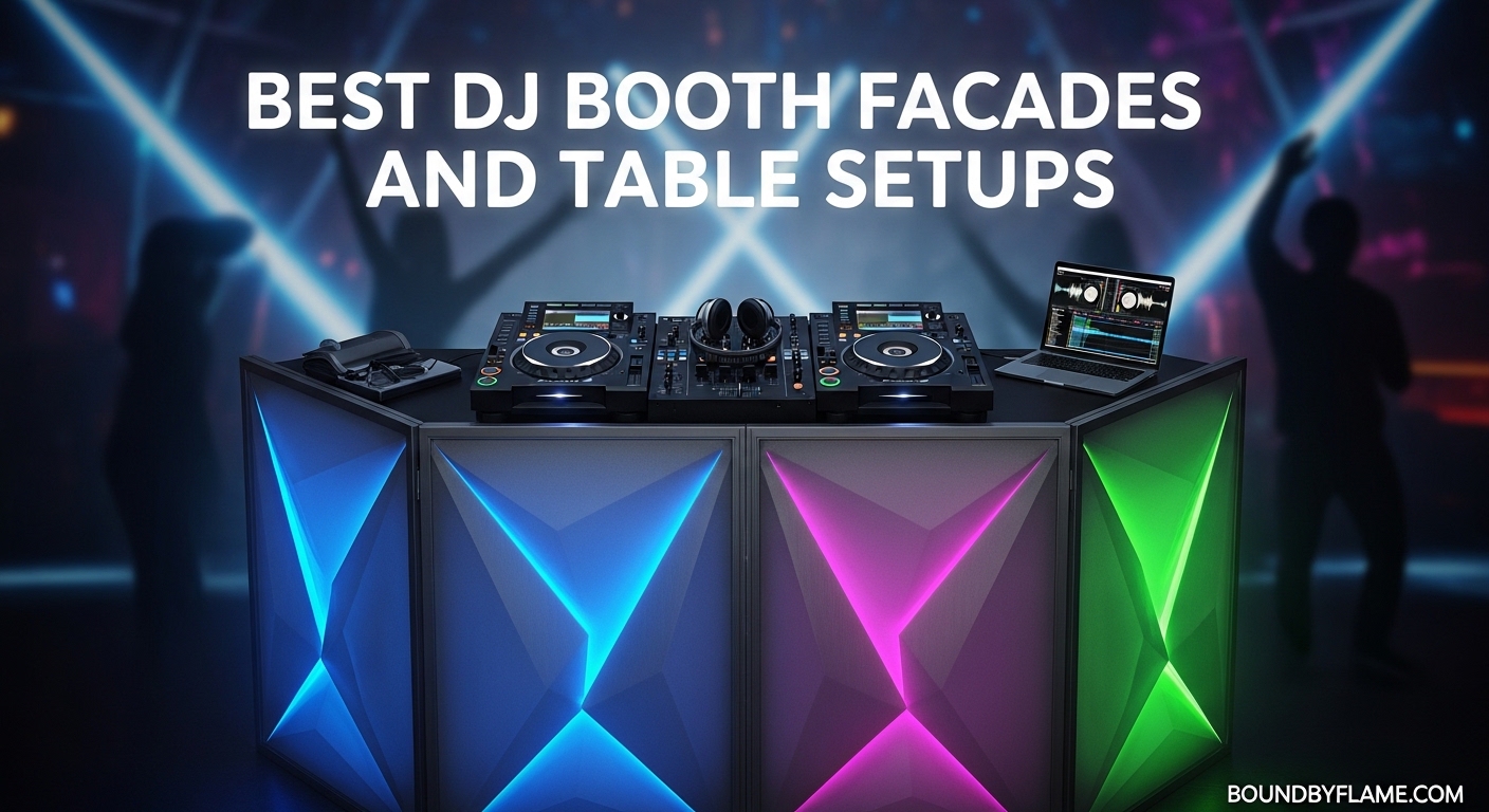 Best DJ Booth Facades and Table Setups