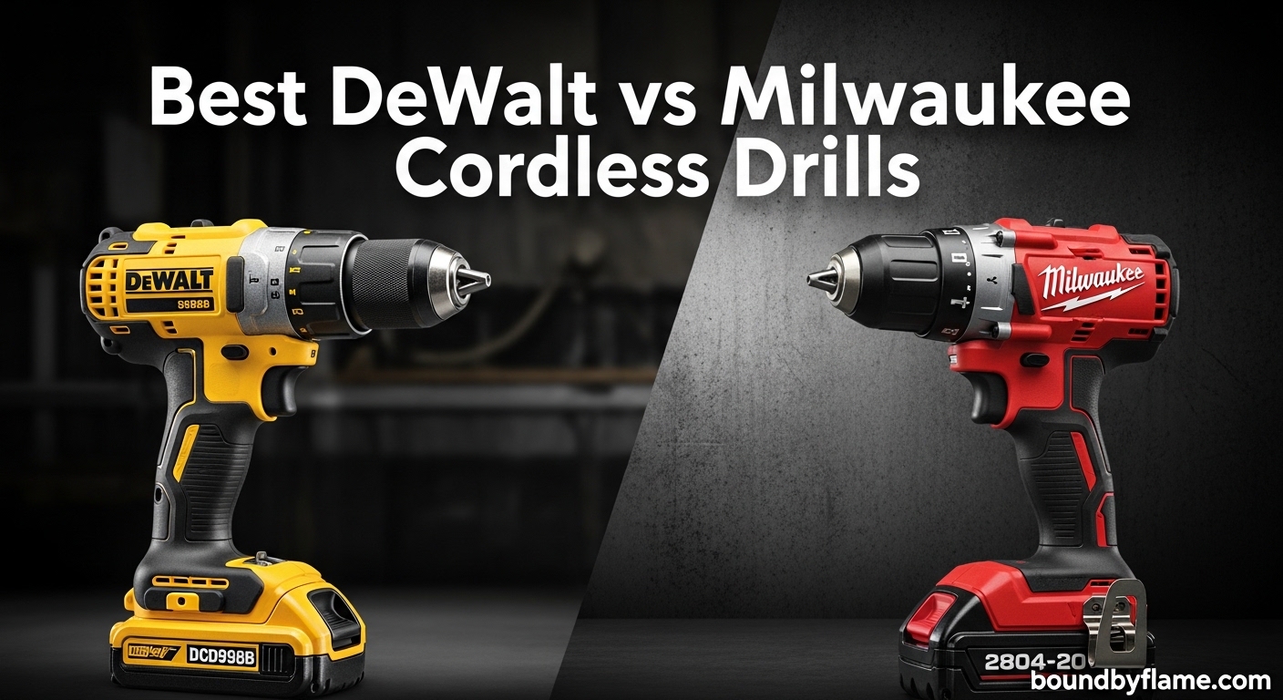 Best DeWalt vs Milwaukee Cordless Drills