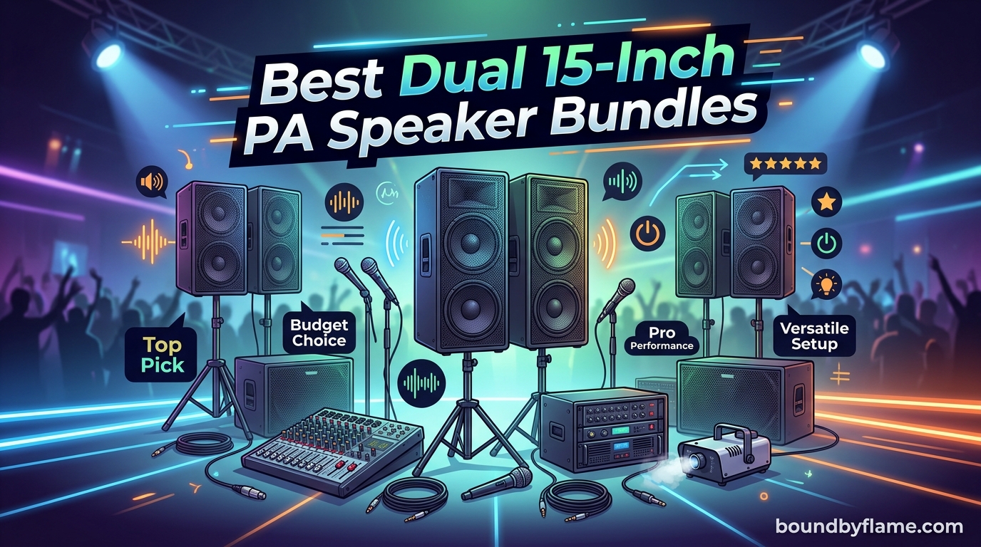 Best Dual 15-Inch PA Speaker Bundles