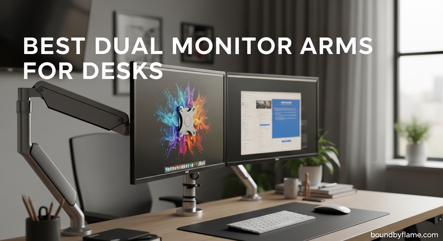 Best Dual Monitor Arms for Desks