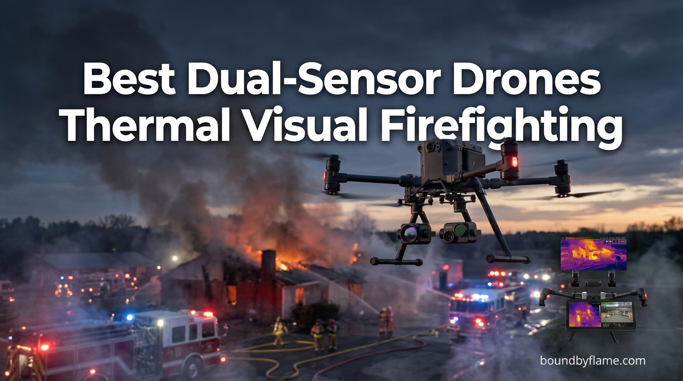 Best Dual-Sensor Drones Thermal Visual Firefighting