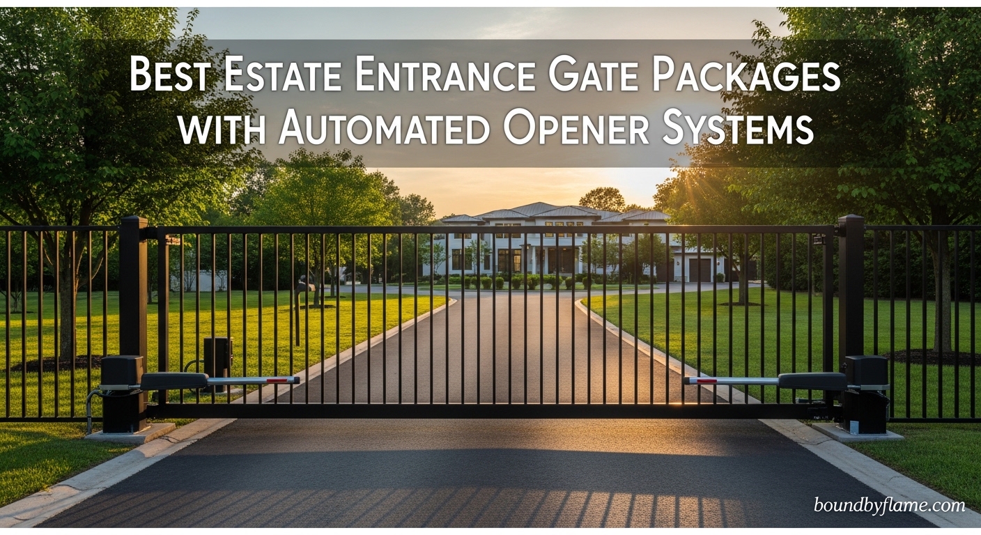 Best Estate Entrance Gate Packages with Automated Opener Systems