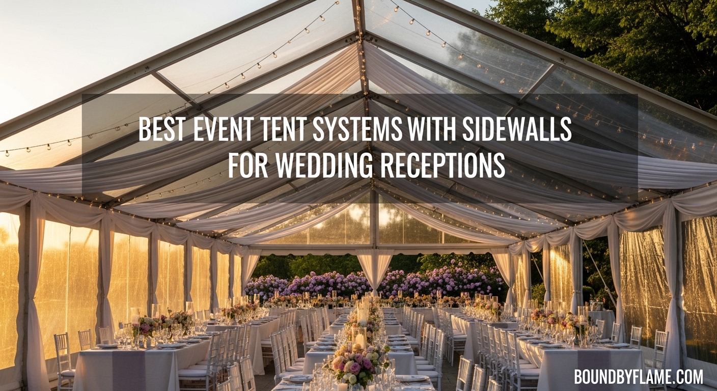Best Event Tent Systems with Sidewalls for Wedding Receptions