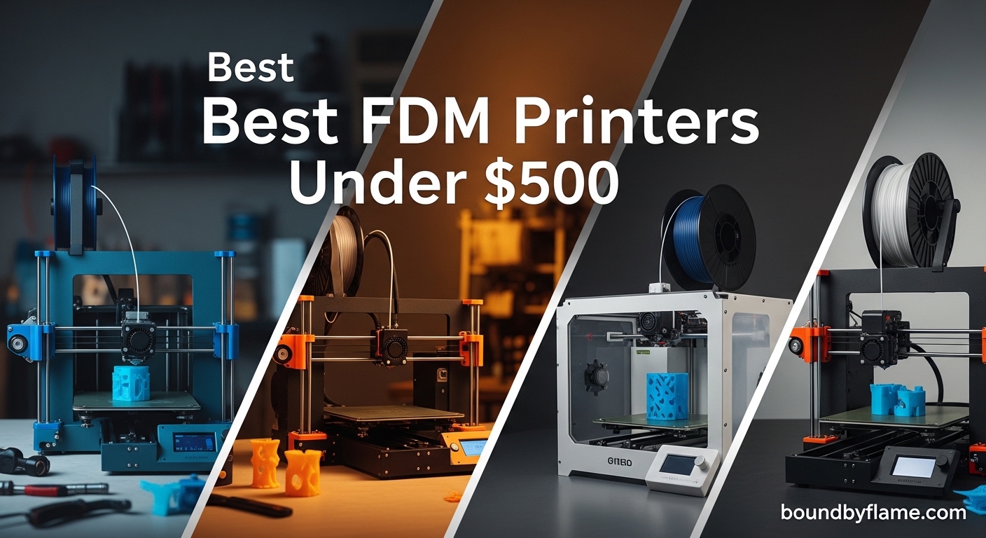 Best FDM 3D Printers Under $500