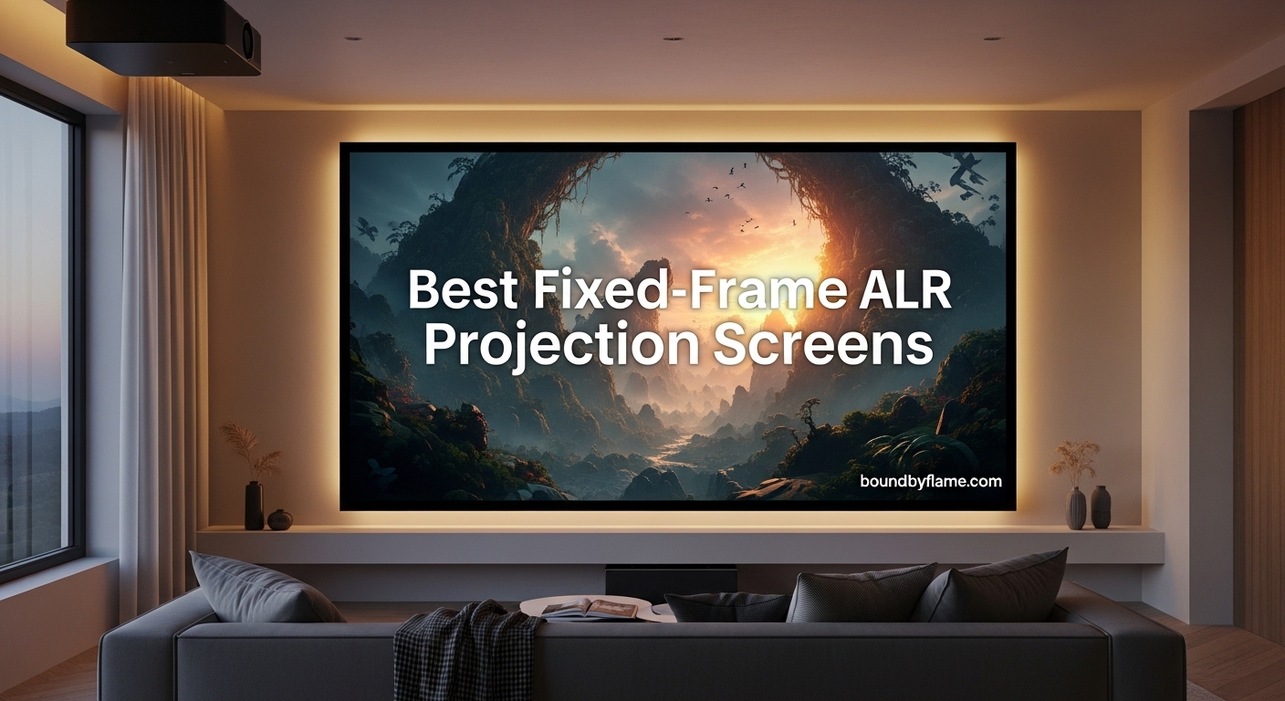 Best Fixed-Frame ALR Projection Screens
