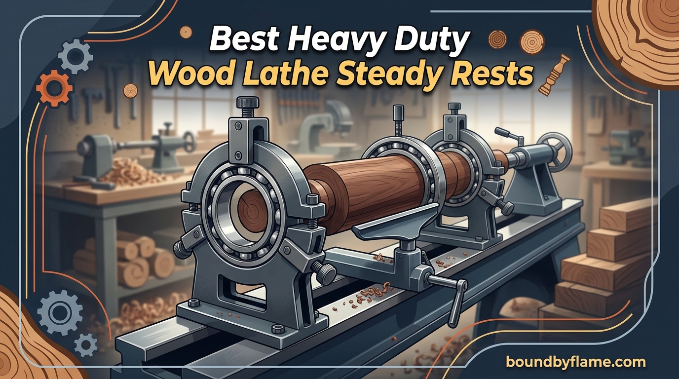 Best Heavy Duty Wood Lathe Steady Rests
