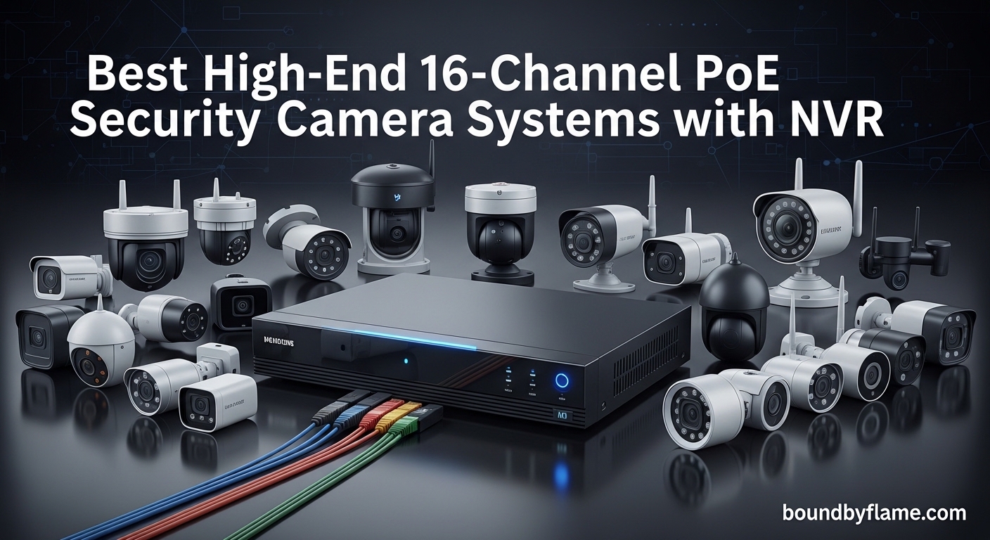 Best High-End 16-Channel PoE Security Camera Systems with NVR