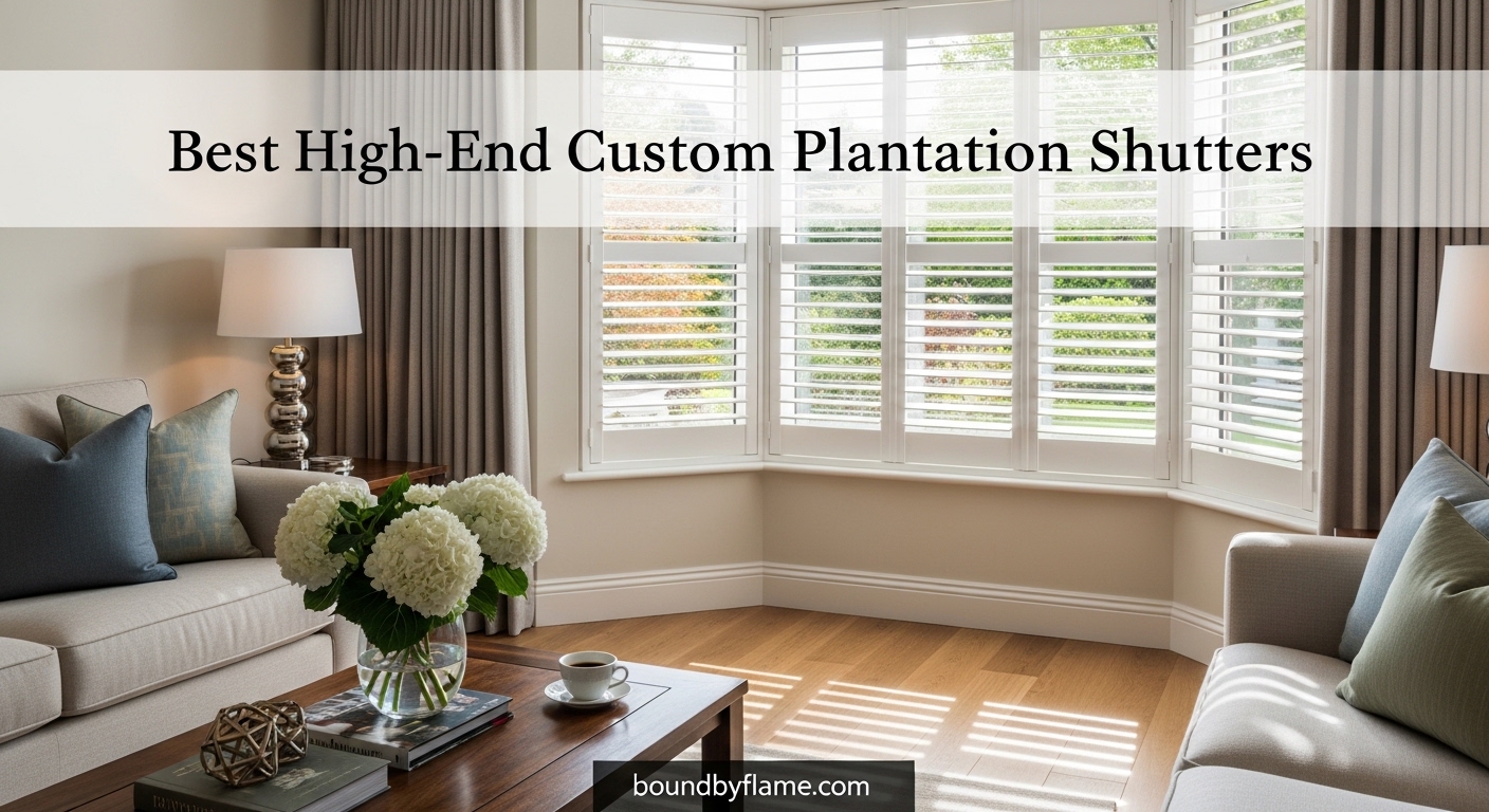 Best High-End Custom Plantation Shutters