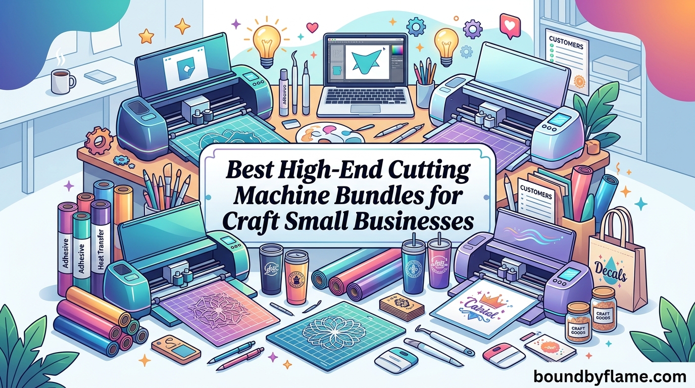 Best High-End Cutting Machine Bundles for Craft Small Businesses