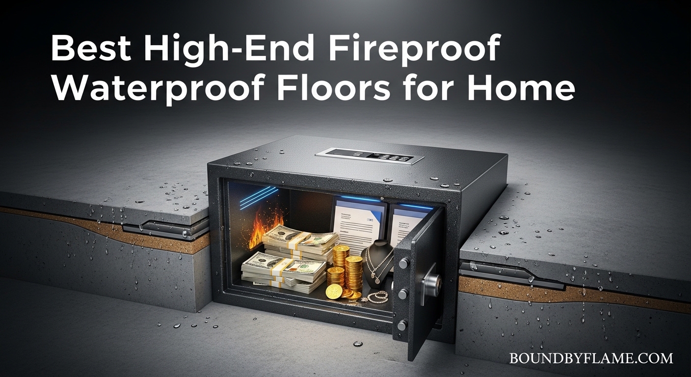 Best High-End Fireproof Waterproof Floor Safes for Home