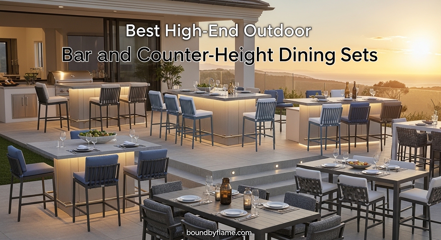 Best High-End Outdoor Bar and Counter-Height Dining Sets