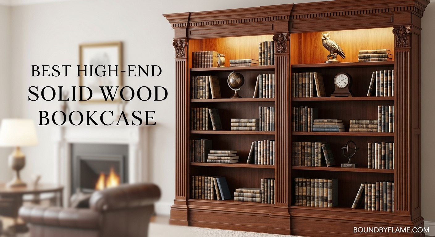 Best High-End Solid Wood Bookcase