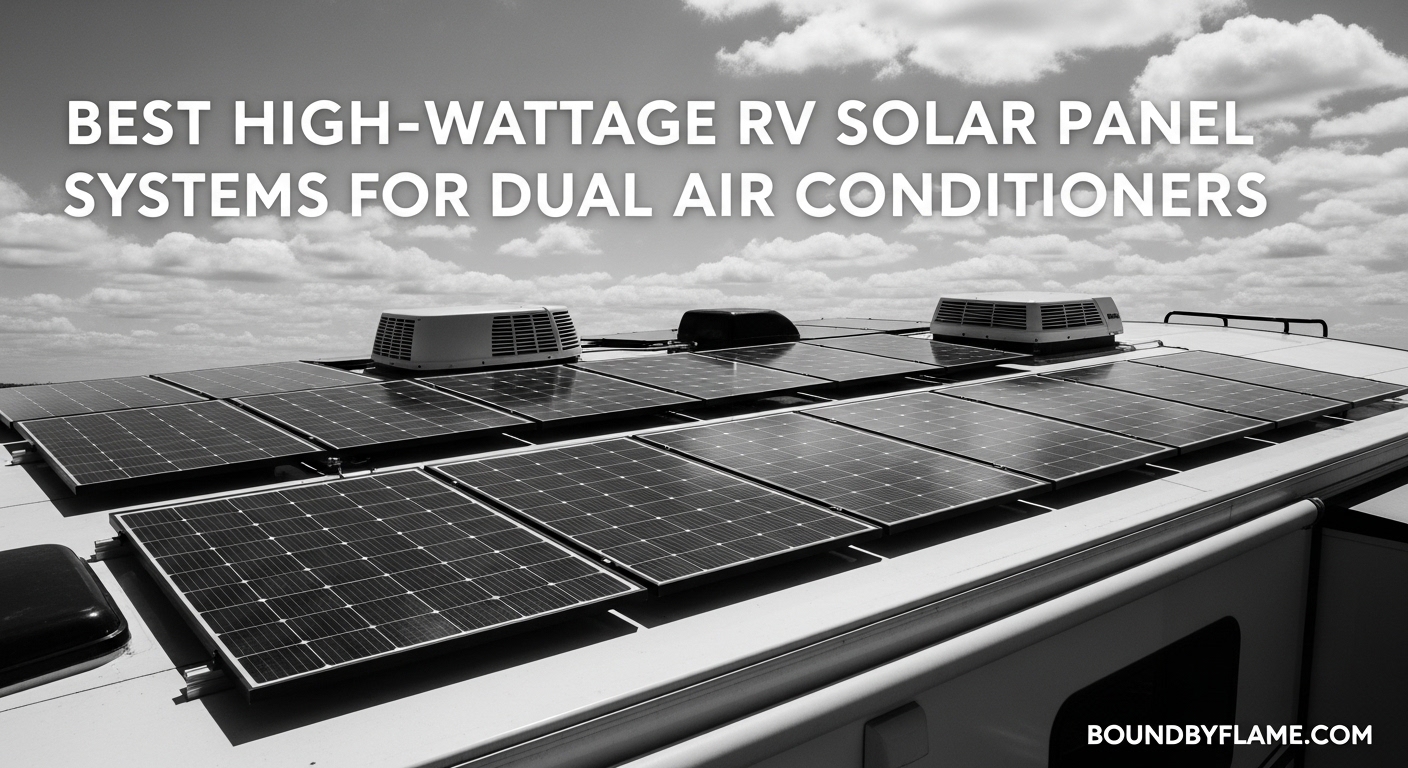 Best High-Wattage RV Solar Panel Systems for Dual Air Conditioners