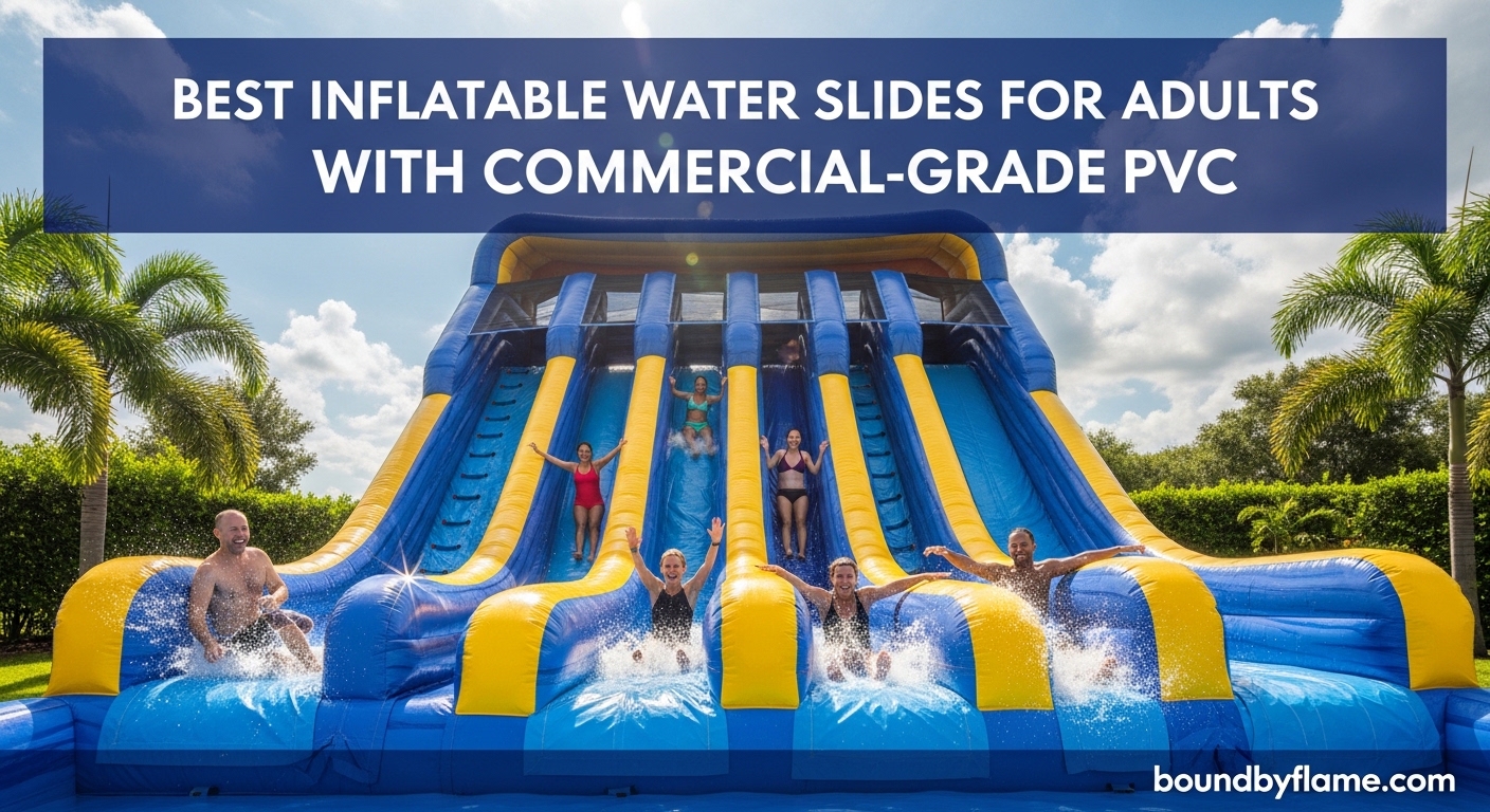 Best Inflatable Water Slides for Adults with Commercial-Grade PVC