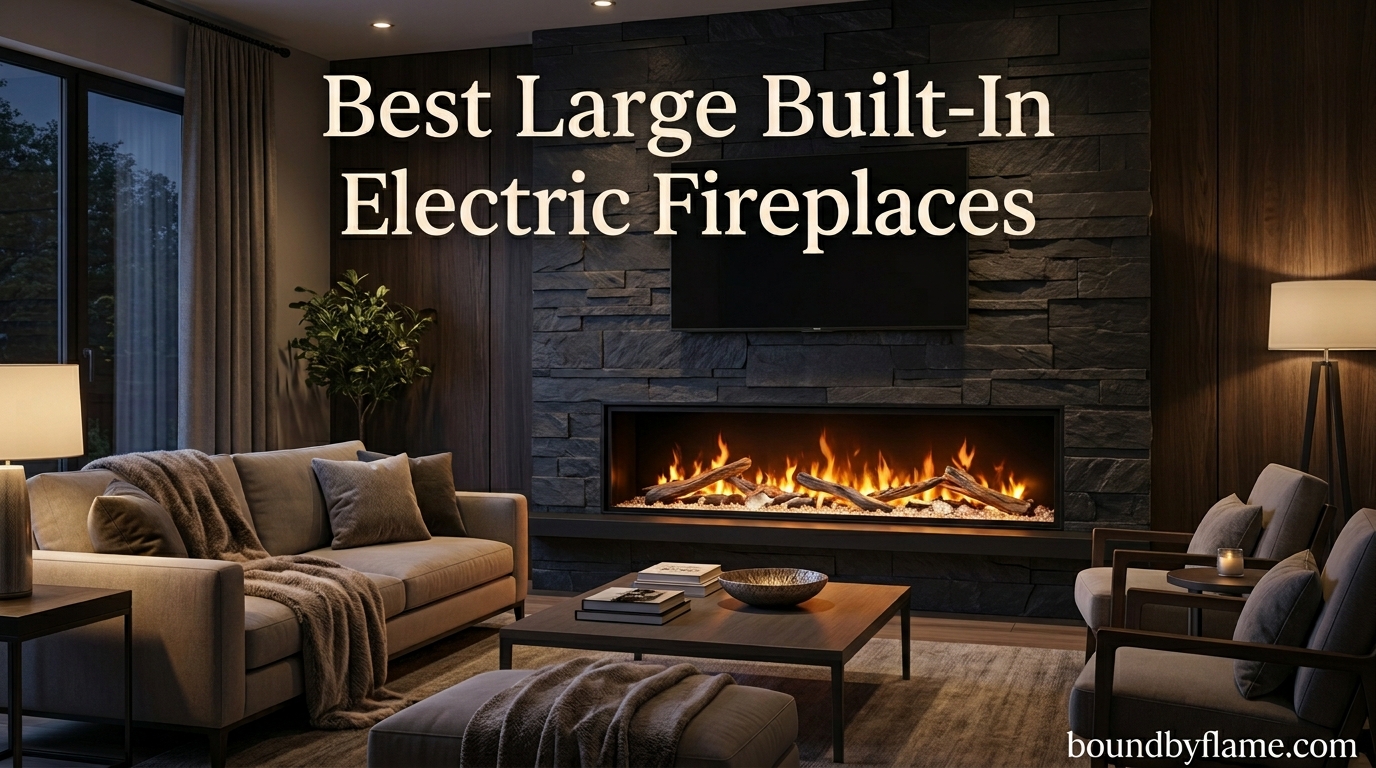 Best Large Built-In Electric Fireplaces