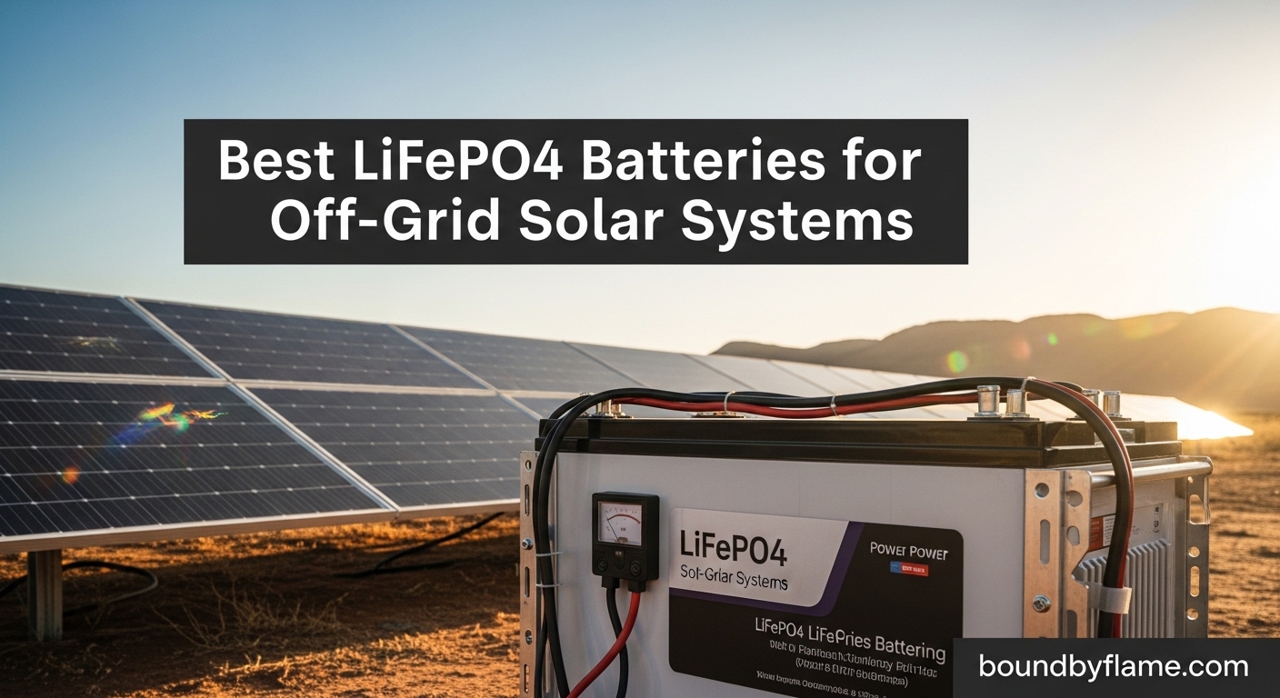 Best LiFePO4 Batteries for Off-Grid Solar Systems