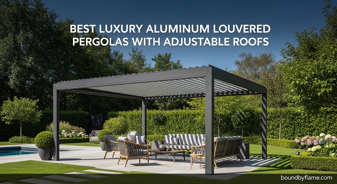 Best Luxury Aluminum Louvered Pergolas with Adjustable Roofs