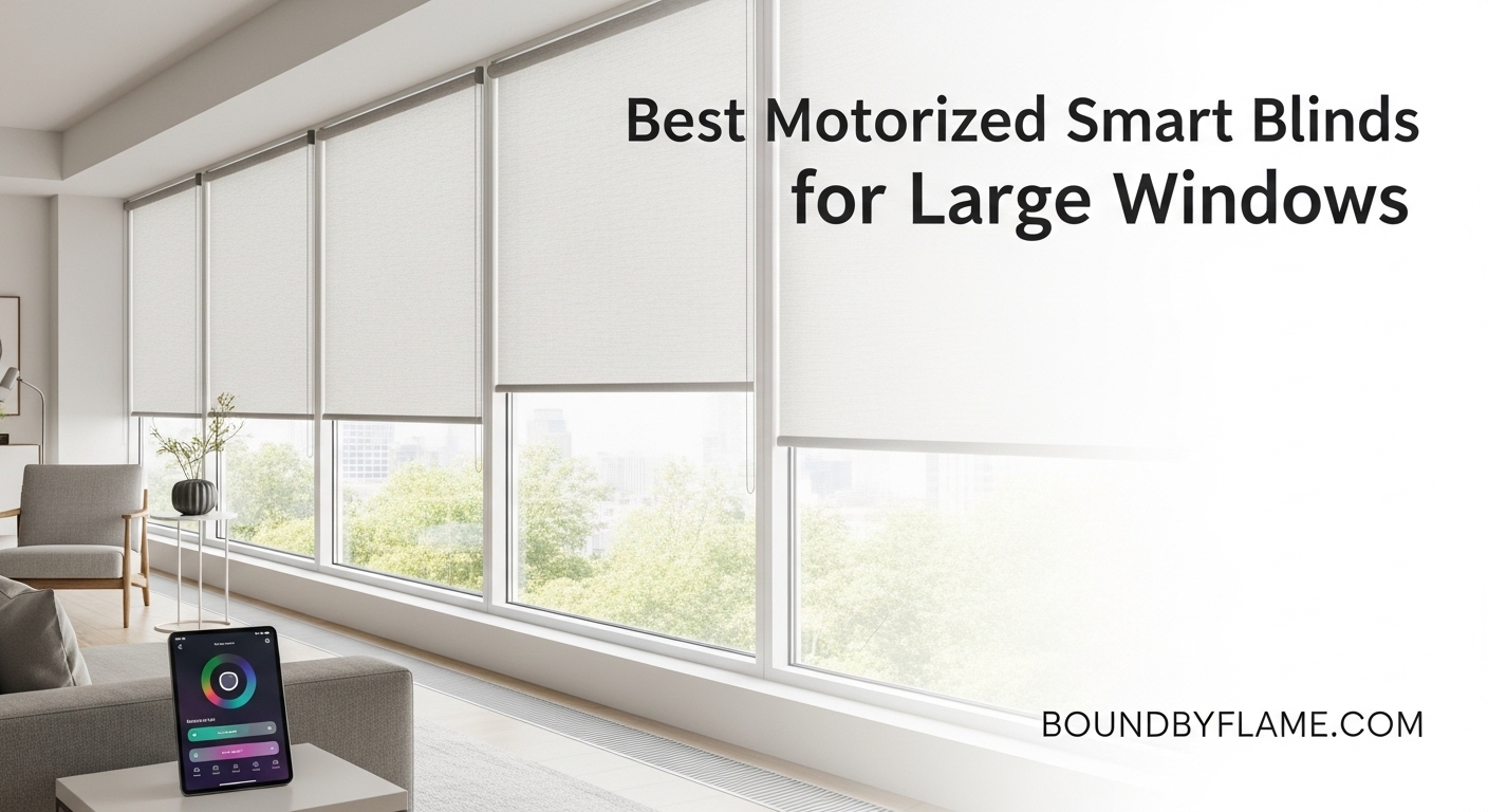 Best Motorized Smart Blinds for Large Windows