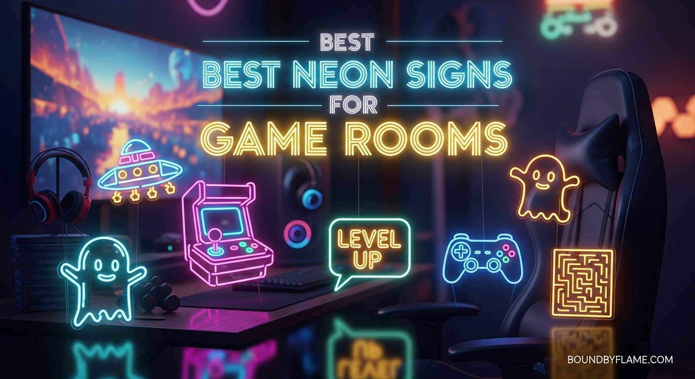 Best Neon Signs for Game Rooms