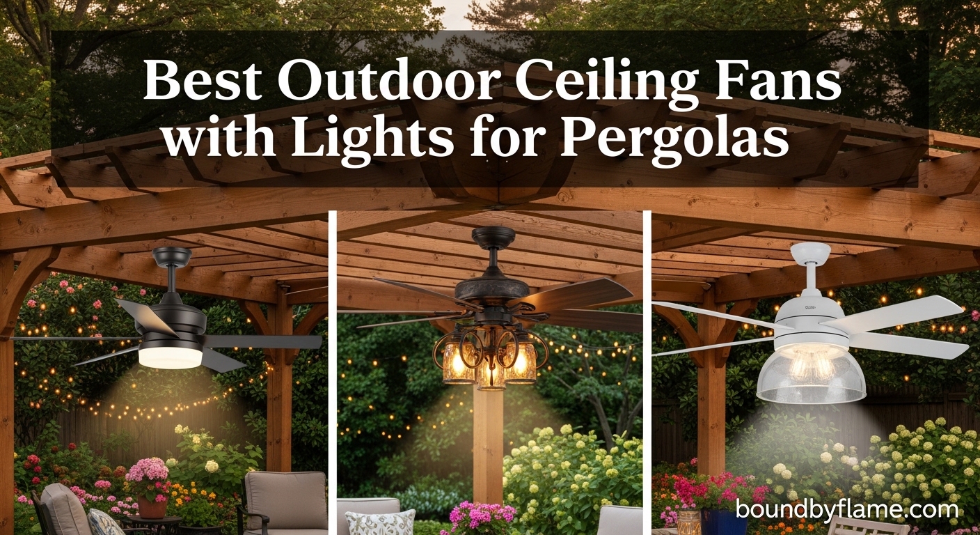 Best Outdoor Ceiling Fans with Lights for Pergolas