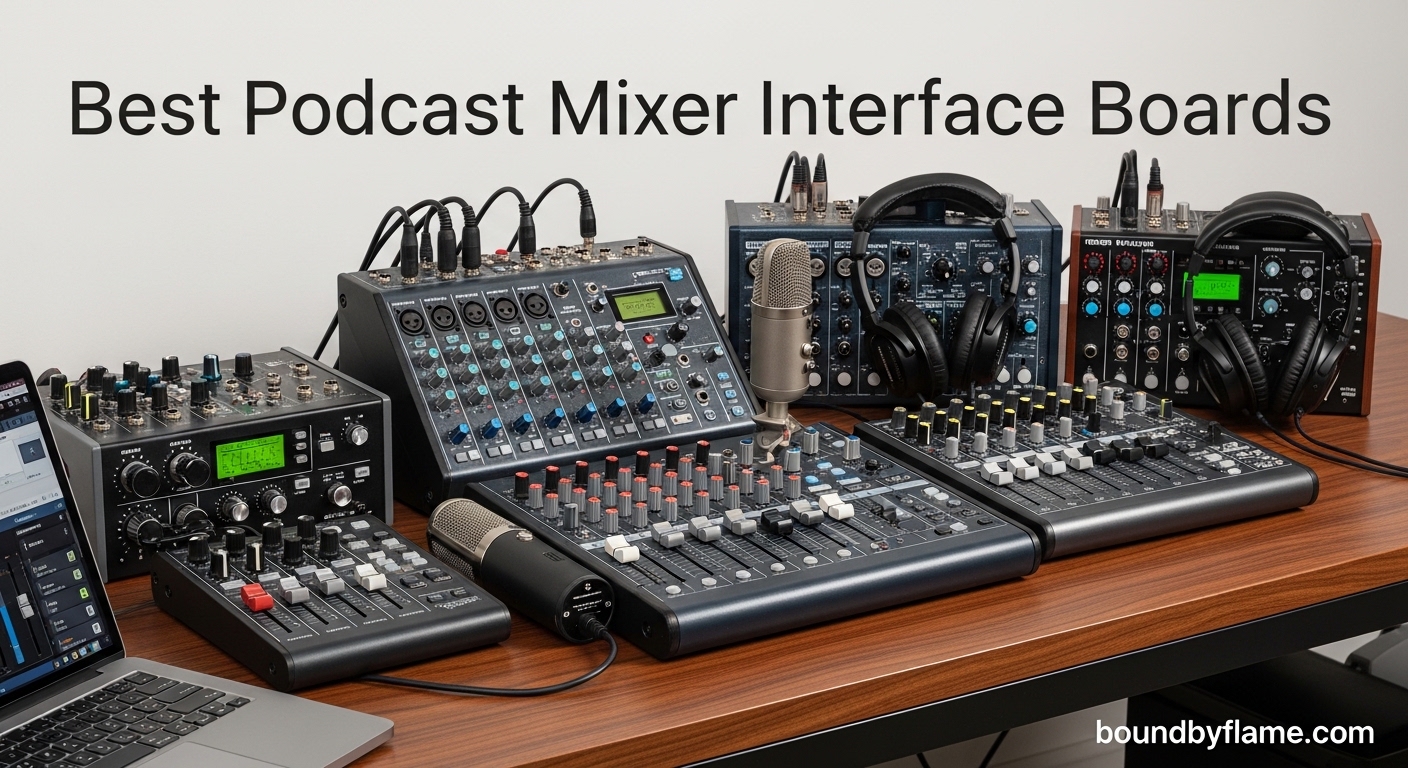 Best Podcast Mixer Interface Boards