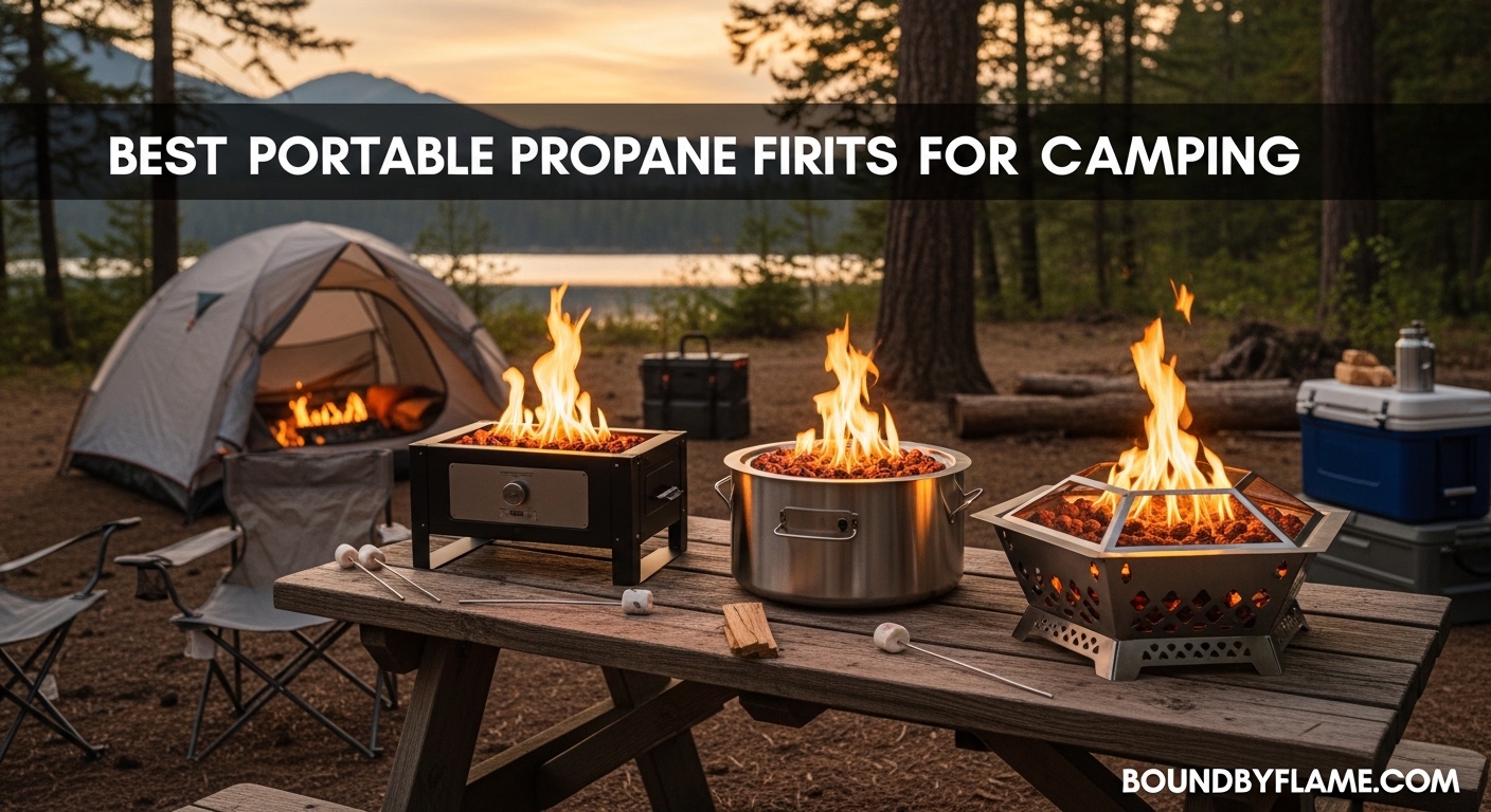 Best Portable Propane Fire Pits for Camping