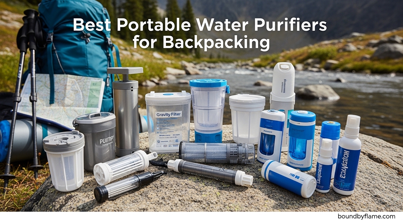Best Portable Water Purifiers for Backpacking