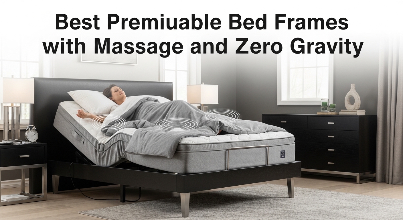 Best Premium Adjustable Bed Frames with Massage and Zero Gravity