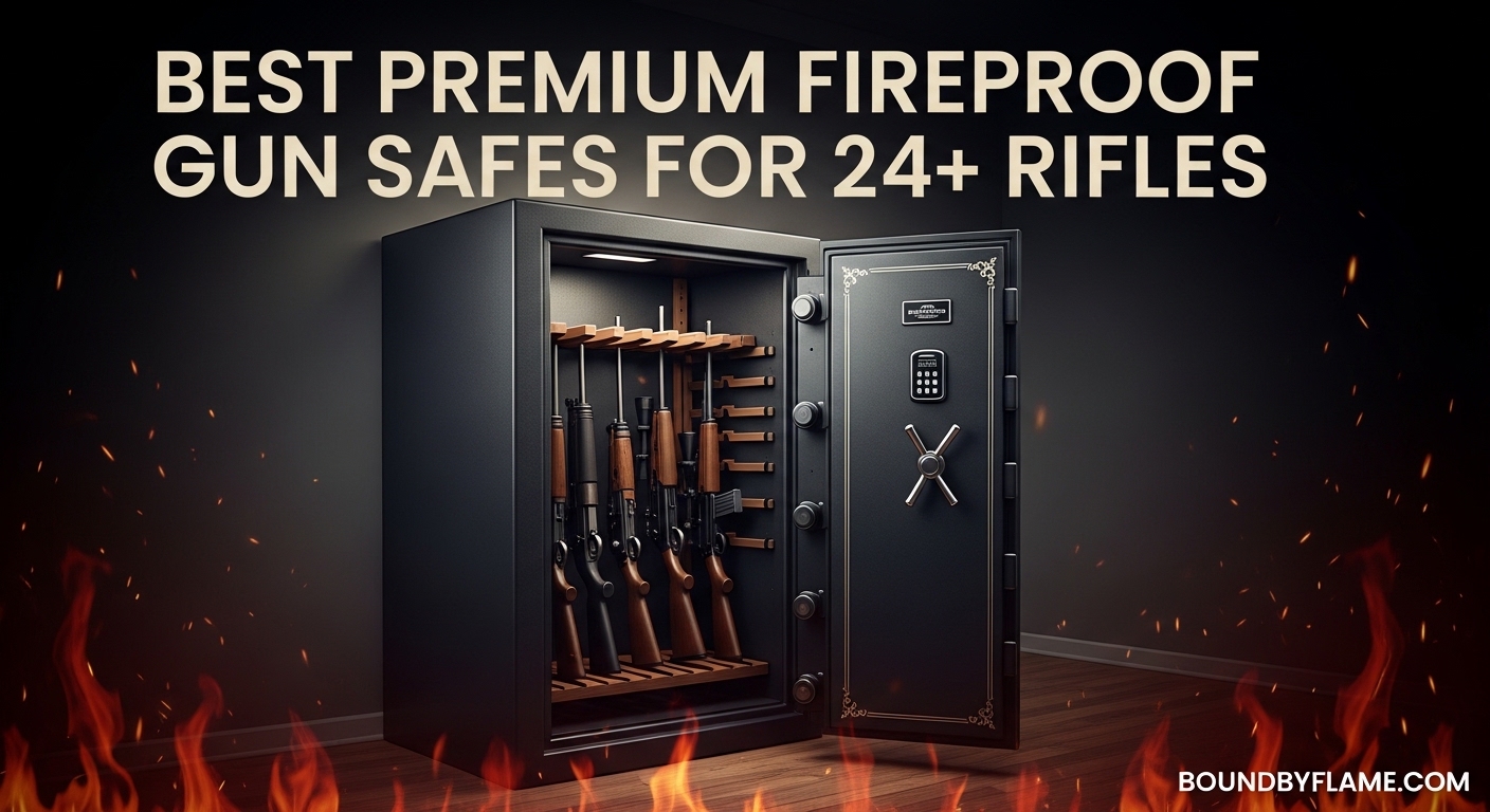 Best Premium Fireproof Gun Safes for 24+ Rifles