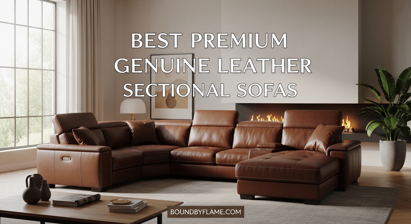 Best Premium Genuine Leather Sectional Sofas