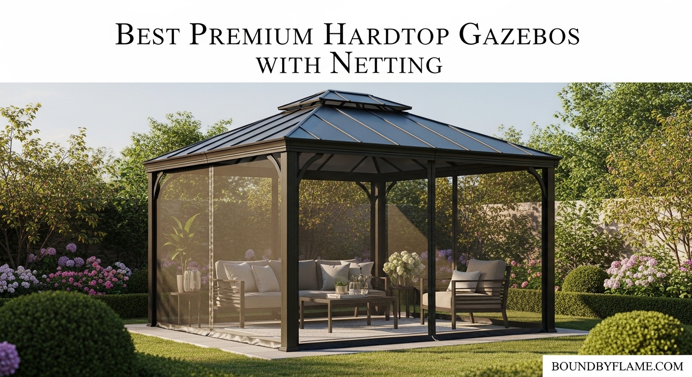 Best Premium Hardtop Gazebos with Netting