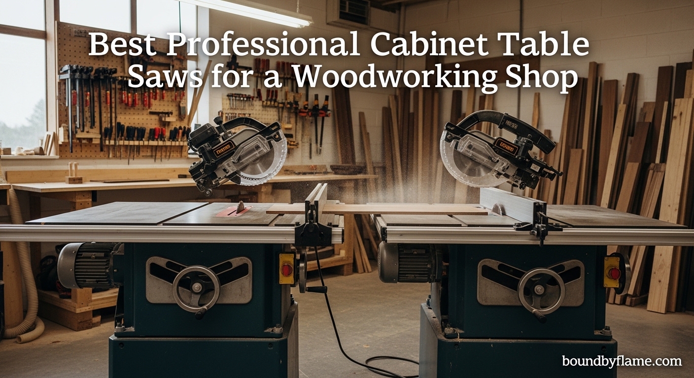Best Professional Cabinet Table Saws for Woodworking Shop