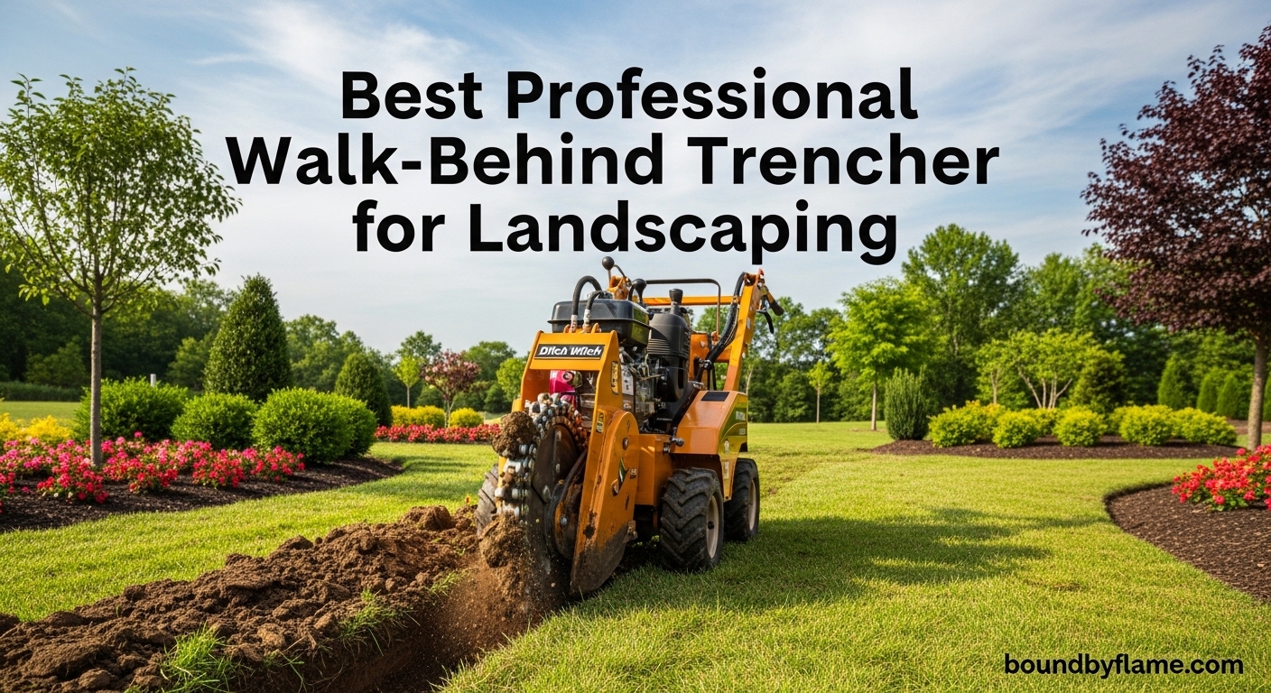 Best Professional Walk-Behind Trencher for Landscaping