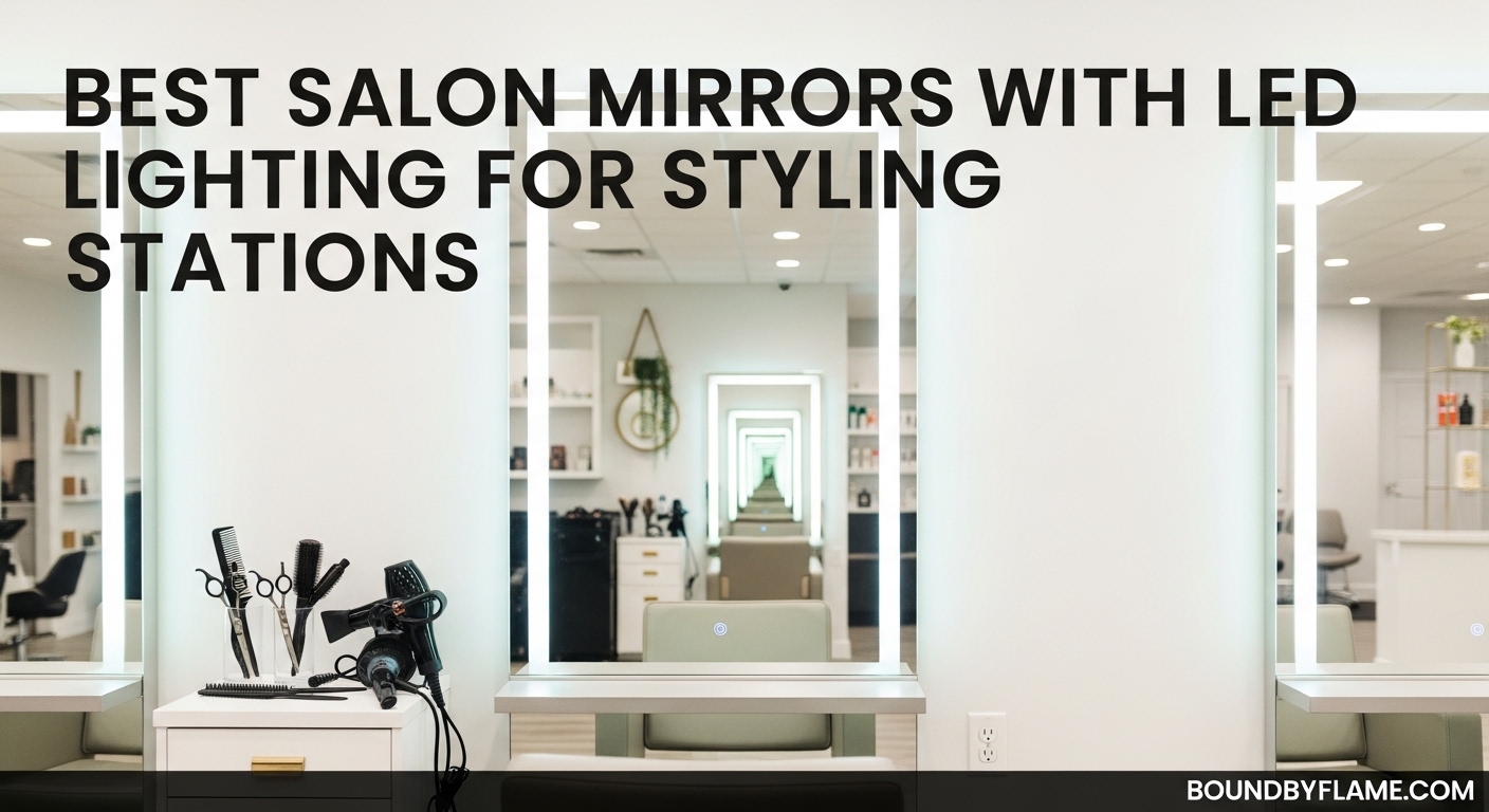 Best Salon Mirrors with LED Lighting for Styling Stations