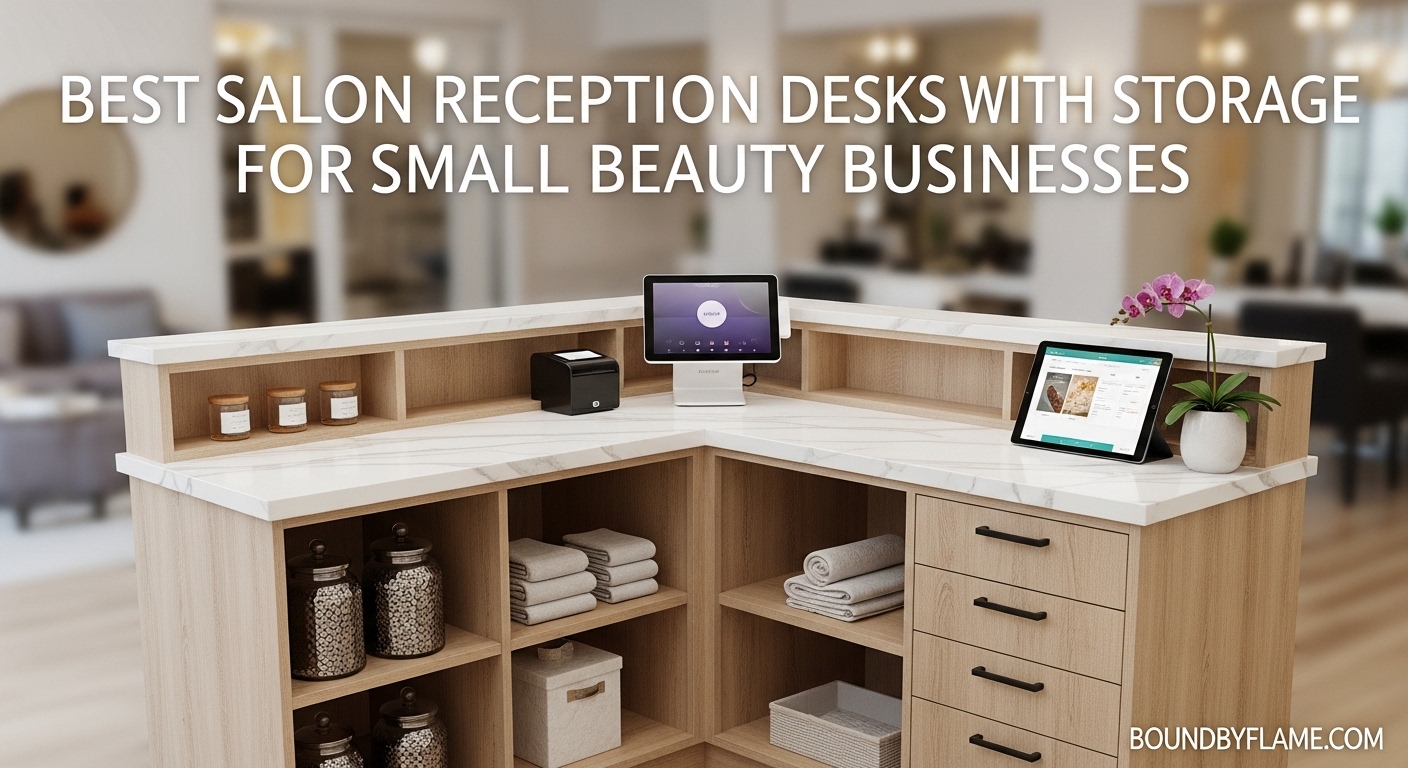 Best Salon Reception Desks with Storage for Small Beauty Businesses