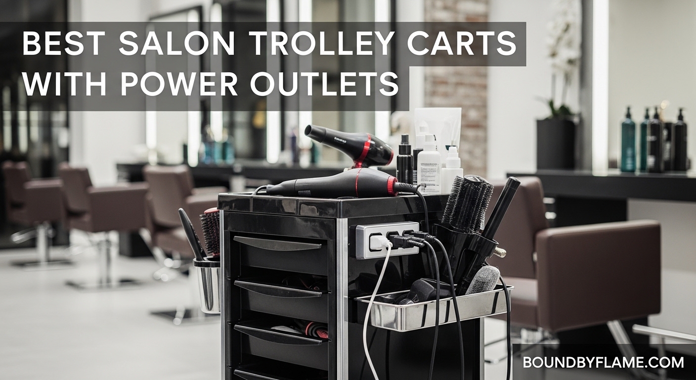 Best Salon Trolley Carts with Power Outlets